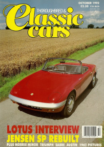 THOROUGHBRED & CLASSIC CARS 1992 OCT - RELIANT SABRE 6